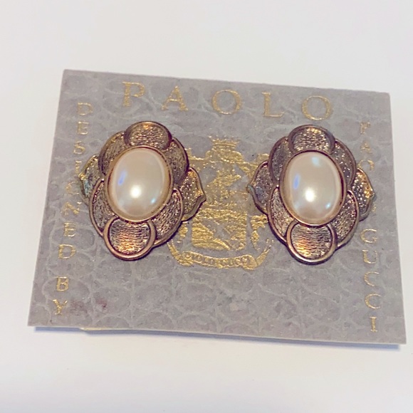 Jewelry Vintage Paolo Gucci Clip On Earrings Poshmark